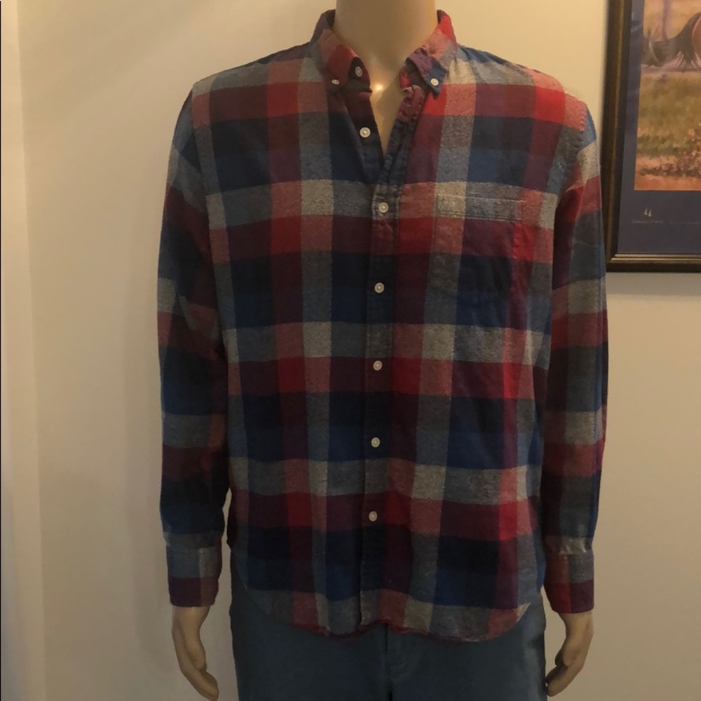 J Crew flannel shirt